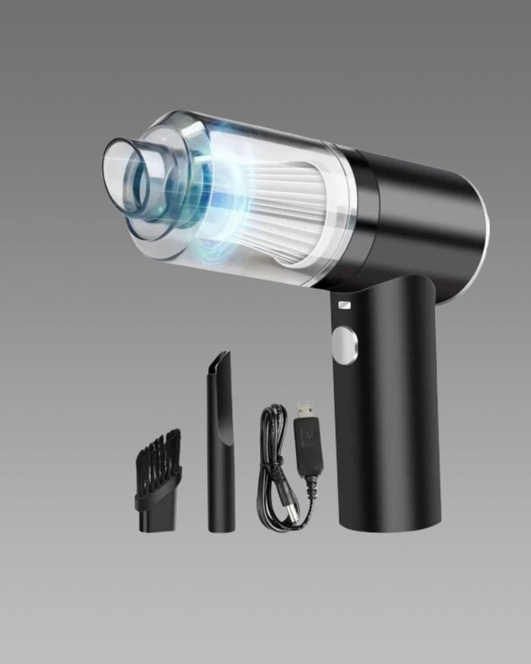 "2-in-1 Wireless Air Duster & vacuum cleaner for car ,PC & home cleaning"