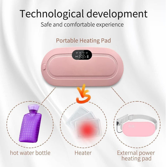 portable cordless Heating pad -"say Goodbye" to period struggles - Heat therapy that works' ''50% off - today only''