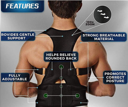 Posture Corrector Belt Unisex- Relieve back pain & improve posture